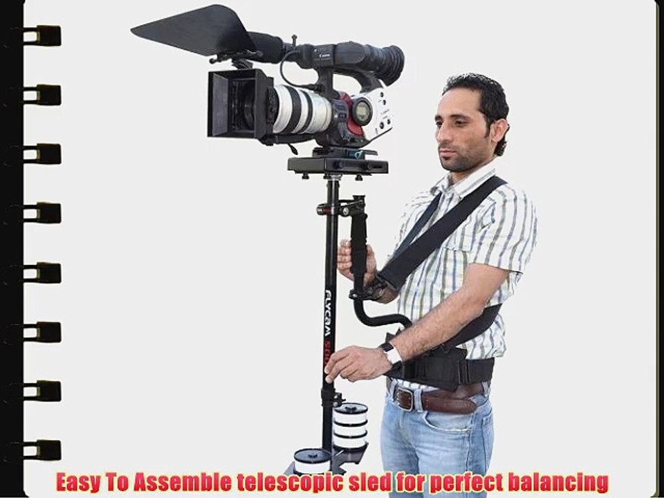 Flykit-99 Flycam 5000 Camera Stabilizer Steadycam for Dslr Cameras with Bodypod