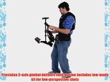 Varizoom Fully Supported Dual Arm Stabilizer for Camera 5-15 lbs (includes low mode) (3 Stud