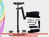 Flycam 3000 Camera Stabilizer with Body Pod and Arm Brace for Video Cameras and DSLR up to