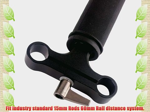 Generic DSLR 15mm Rod Single Front Handle Handgrip For 15mm Rail Rod System 5D2 5D3 7D