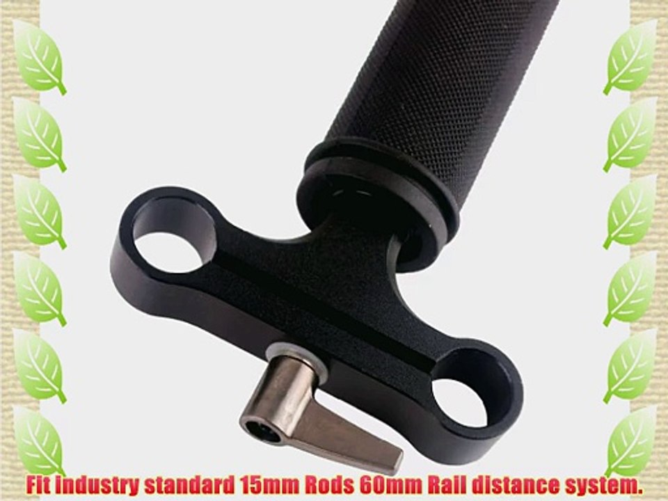 Generic DSLR 15mm Rod Single Front Handle Handgrip For 15mm Rail Rod System 5D2 5D3 7D