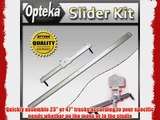 Opteka GLD-200 23 Camera Track Slider Video Stabilization Systems With Extra GLD-400XT 47 Extension