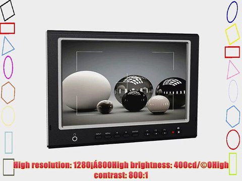 Lilliput 7 664/p Peaking Focus Hdmi in IPS 1280x800 IPS 800:1 Contrast with Shutter Release