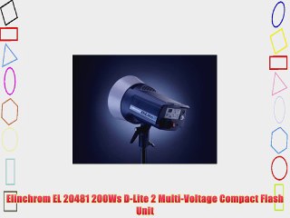 Elinchrom EL 20481 200Ws D-Lite 2 Multi-Voltage Compact Flash Unit