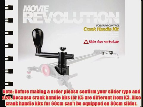 Konova Crank Handle Kit for K3-120/kchk-3120 (47.2inch) Can Be Attached on Camera Slider Dolly