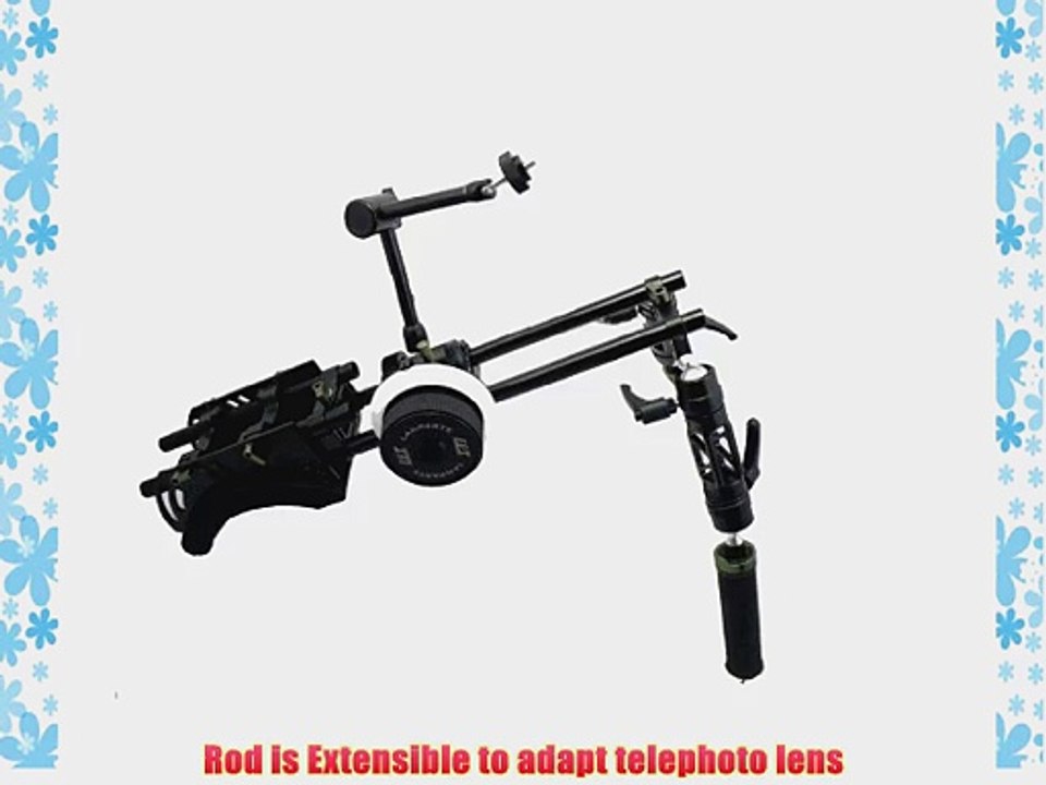 Lanparte Lanparte Follow Focus  Adjustable BasePlate Shoulder Pad 11Magic Arm For 15mm Rods