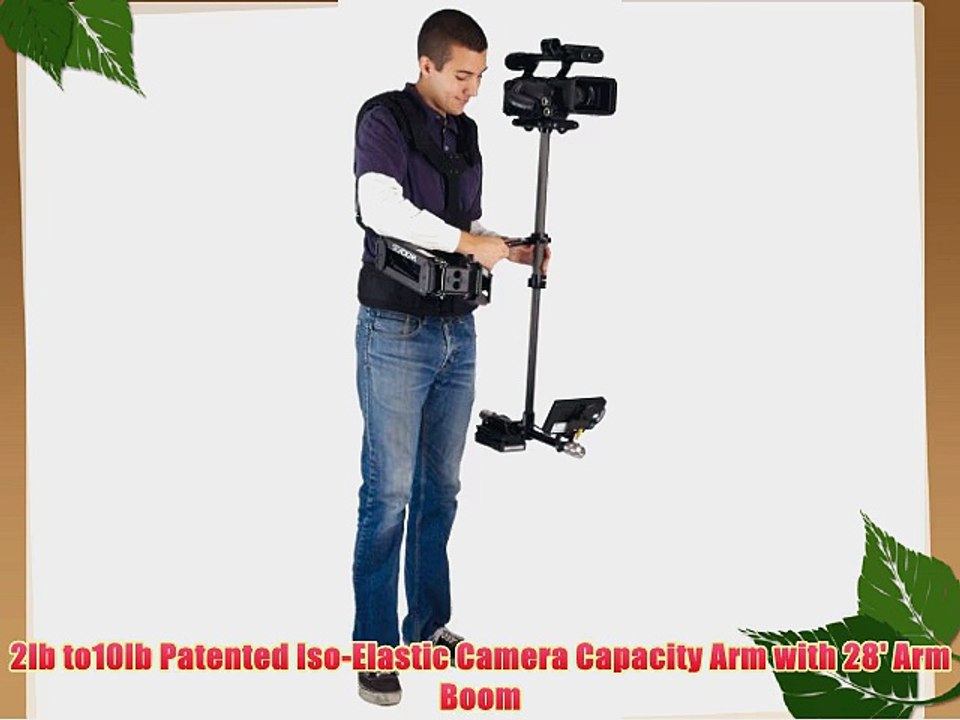 Tiffen Steadicam Pilot-AB Camera Stabilization System (Sled Vest Arm Back Pack Transport 5.8?