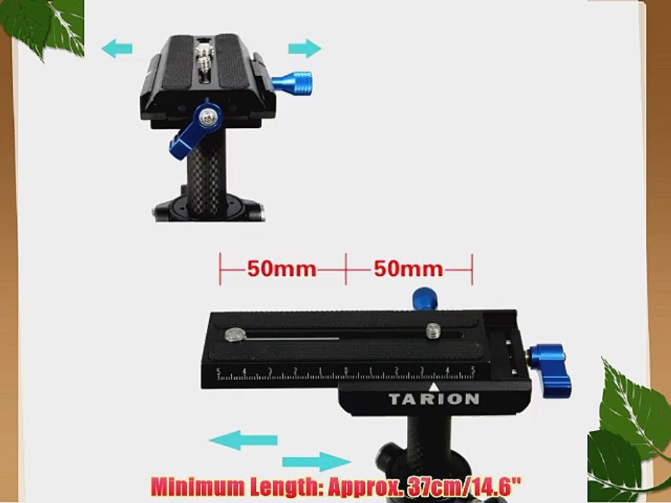 TARION Sv-hd Camera Stabilizer with Quick Release for Dslr and Video Cameras up to 6lbs Highest