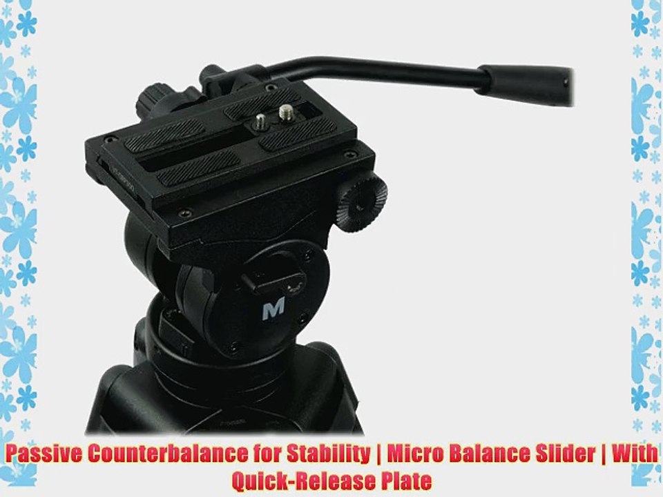 Magnus VT-3000 Professional High Performance Tripod System with Fluid Head