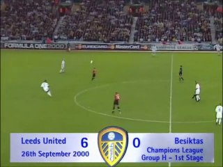 Leeds United 6 v 0 Besiktas 26/09/2000 #UCL #LUFC