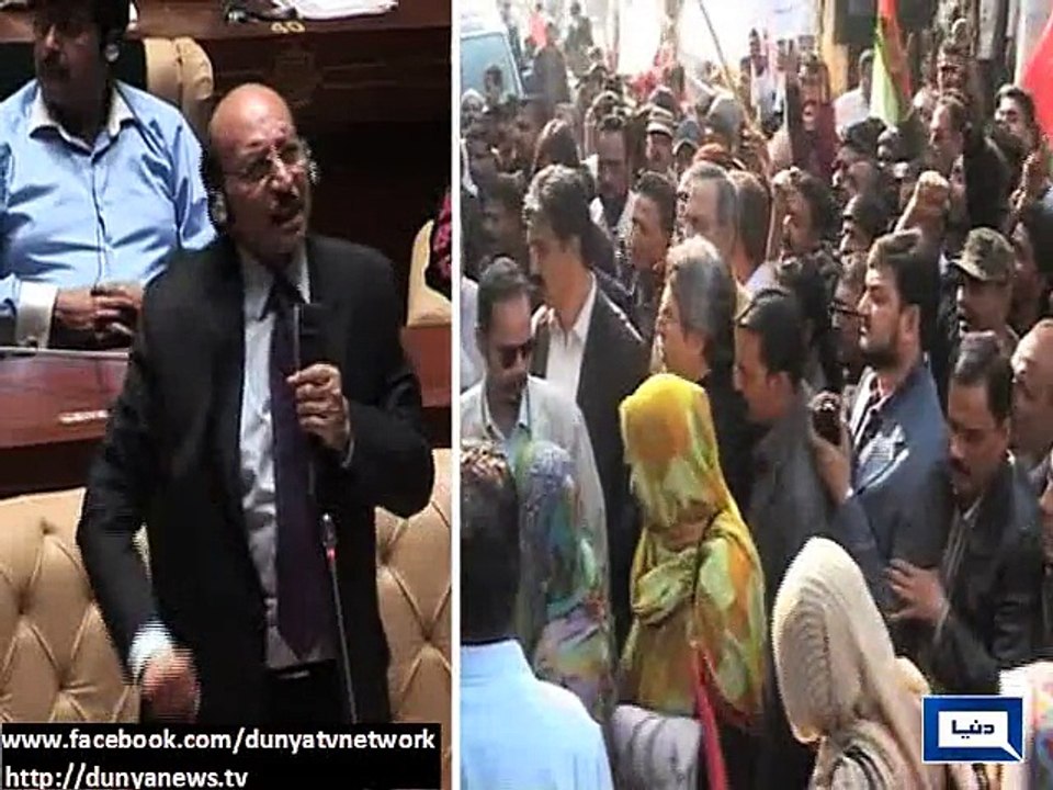 Dunya News - MQM stages walkout from Sindh Assembly over CM Sindh's statement