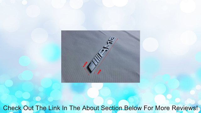 L Black series Benz AMG Auto Car Emblems Accessories By Chrome Emblem 3d Badge 3m Adhesive Black Review