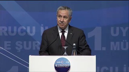 Başbakan Yardımcısı Sayın Bülent Arınç'ın 1. Uyuşturucu Şurası Konuşması 28 Kasım 2014