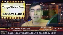 LA Lakers vs. Washington Wizards Free Pick Prediction NBA Pro Basketball Odds Preview 1-27-2015
