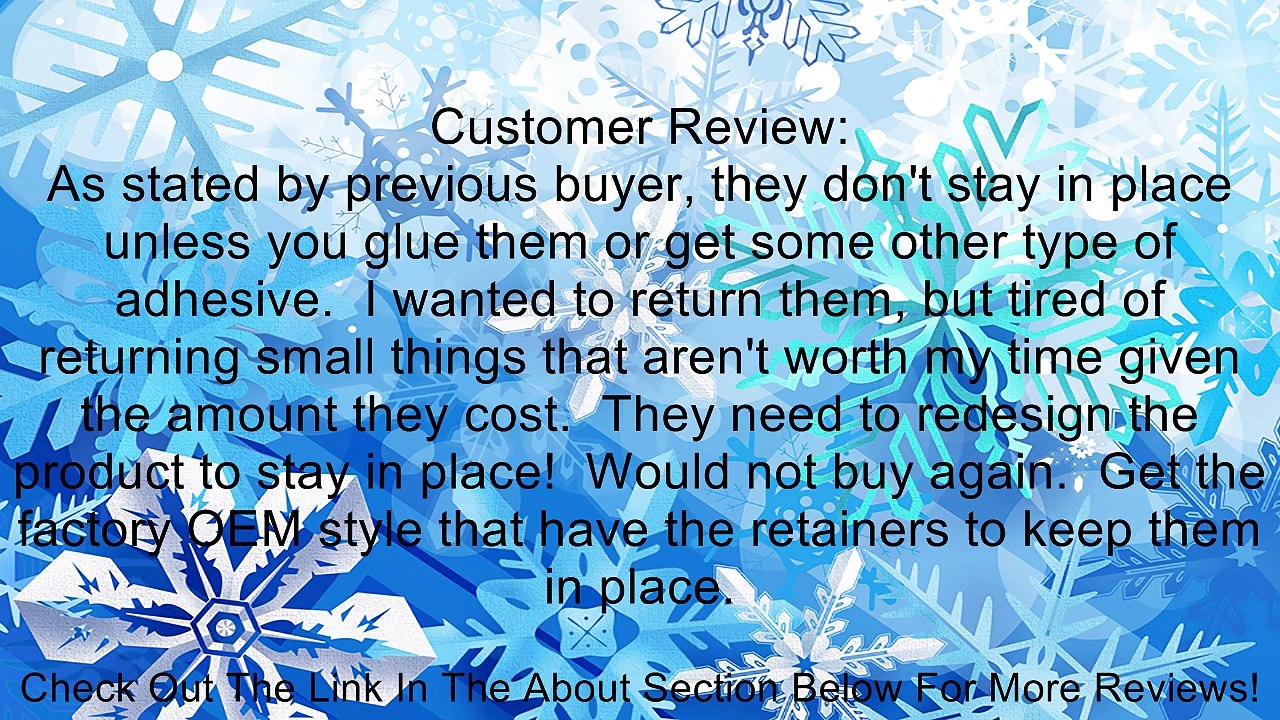 Drake Muscle Cars 5R3Z-6322050/1A Door Lock Grommet Cover Review