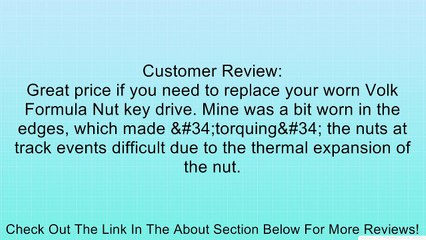 Rays WFNKEY Formula Lug Nut Key Adapter Review