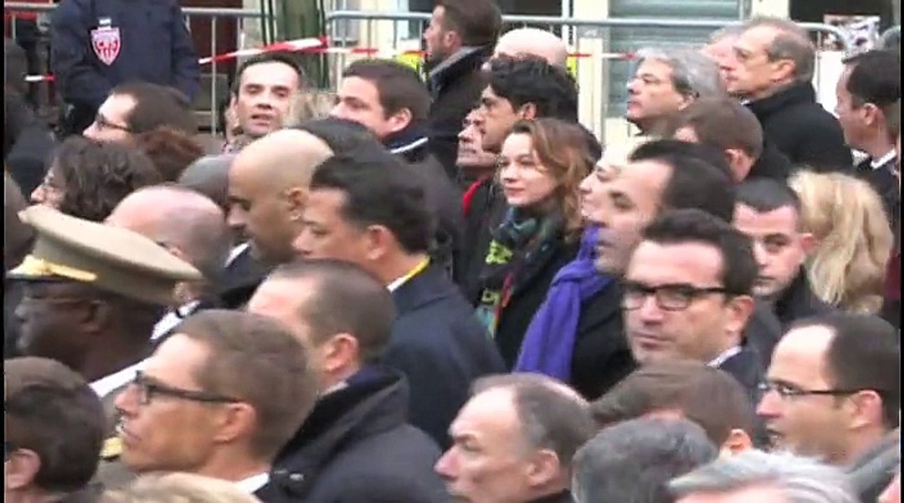 FRANCE-HOMMAGE DES DIRIGEANTS À CHARLIE HEBDO
