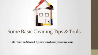 Common Cleaning Tips & Tools