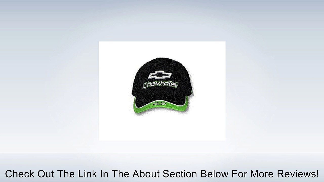 Chevrolet Bowtie Embroidered Black & Lime Green Hat Review