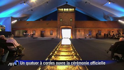 Holocauste: 70 ans après, l'Europe se retrouve à Auschwitz