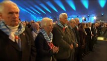 Prières et chants sacrés lors des cérémonies du 70e anniversaire de la libération d'Auschwitz