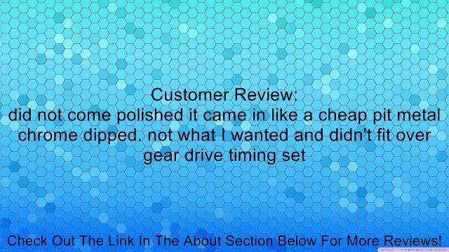 SBC Chevy Polished Aluminum Timing Chain Cover Kit Review