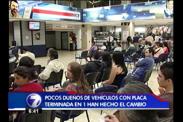 El 8% de conductores con placa terminada en 1 ya renovaron