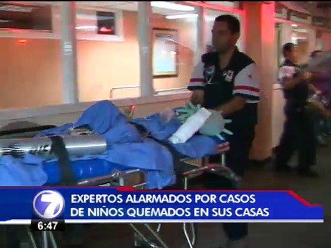 Autoridades preocupadas por casos de quemaduras infantiles