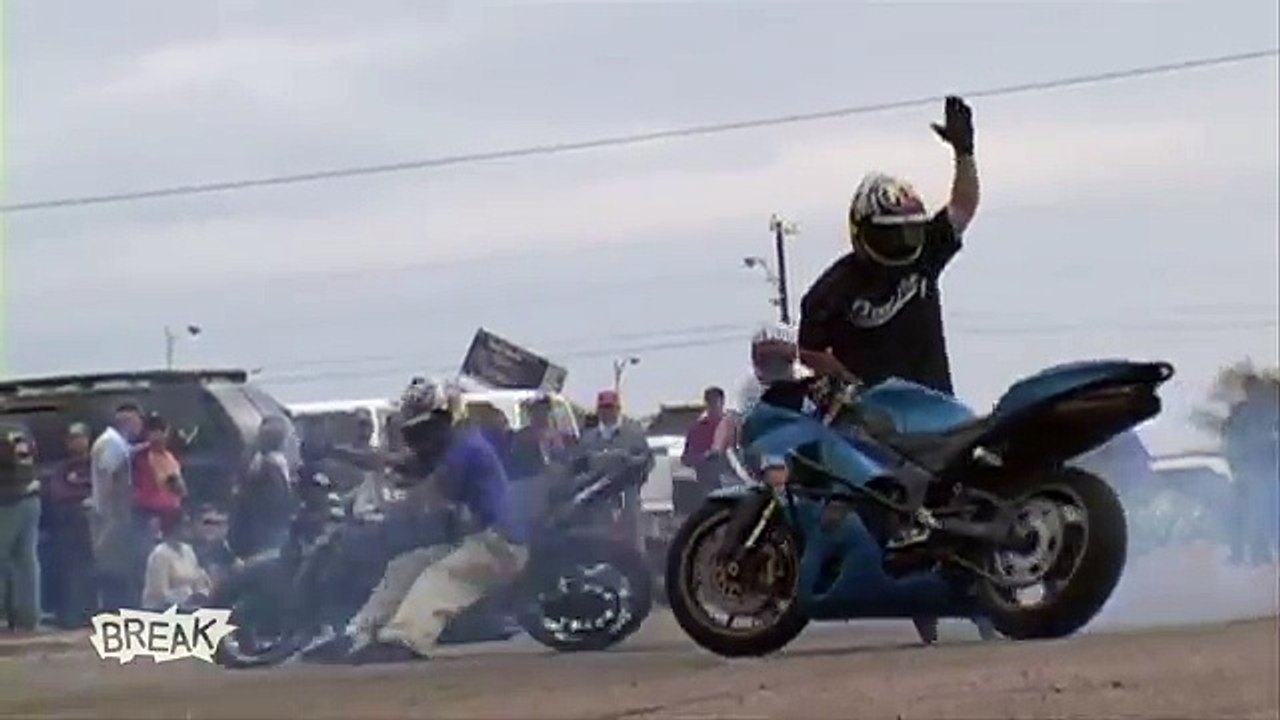 Motorcycle Fire Fail