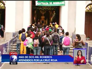 Cruz Roja atiende a más de 3000 personas en lo que va de la romería