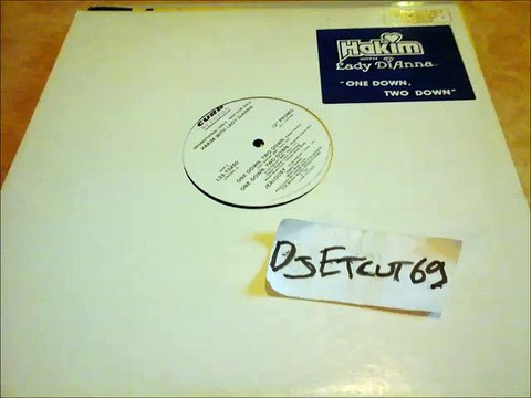 HAKIM WITH LADY DIANNA -ONE DOWN TWO DOWN(SPECIAL DANCE MIX BY ALI LEXA)(RIP ETCUT)CURB REC 87