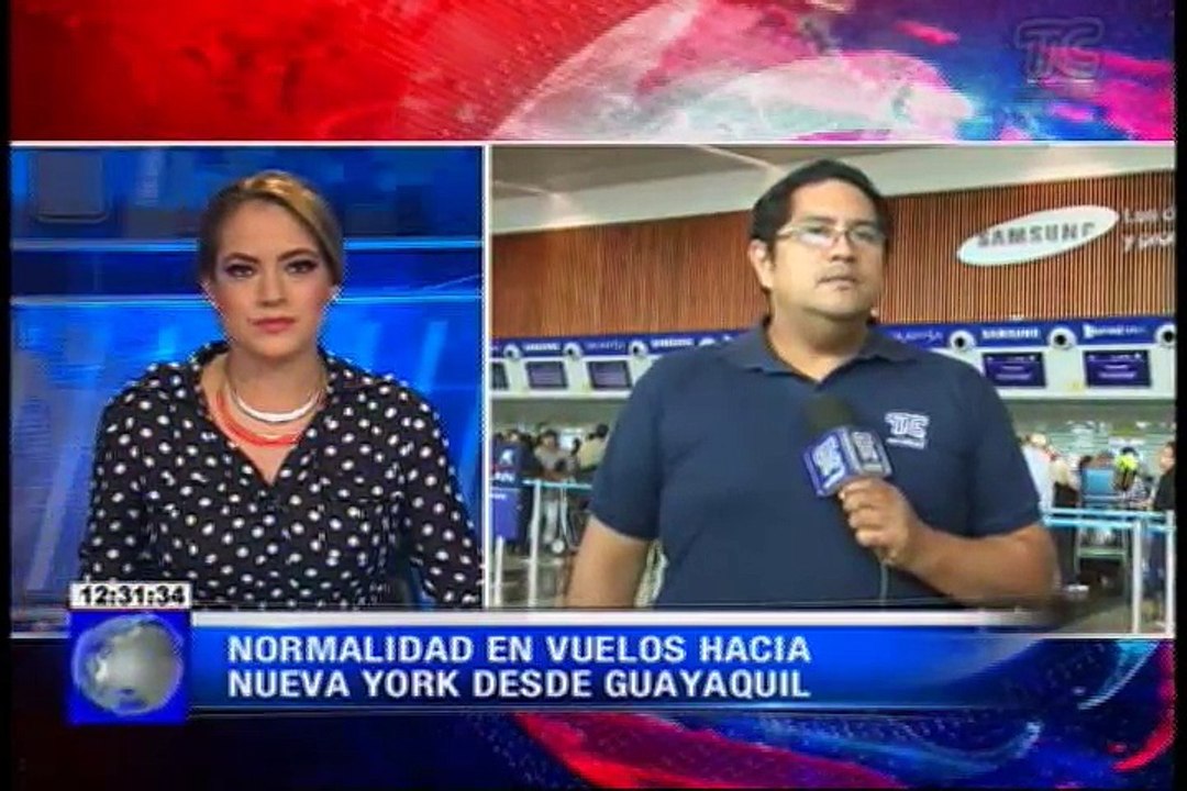 Normalidad en vuelos hacia Nueva York desde Guayaquil