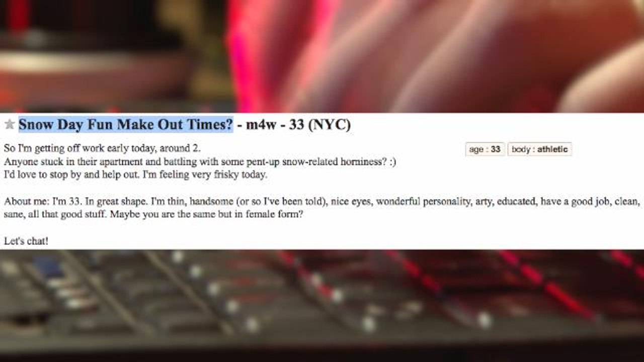 Lonely New Yorkers Just Want to Hookup During Winter Storm Juno