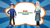 Dua when entering Toilet - Abdul Bari Islamic Cartoon for children by MoralVision