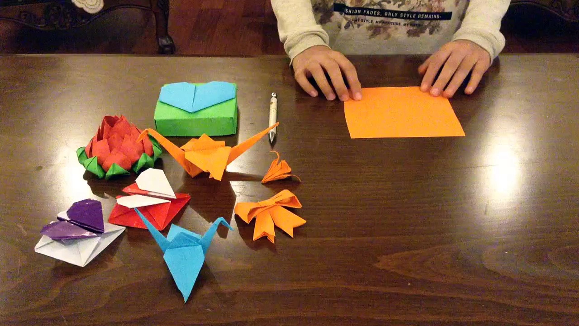Kağıttan Çiçek Yapımı- Origami - video Dailymotion