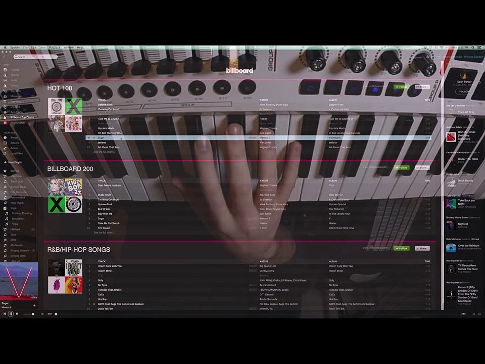 Sugar - Maroon 5 - Piano Tutorial - Beginner - Guitar Chords - Sheet Music - Free - PDF