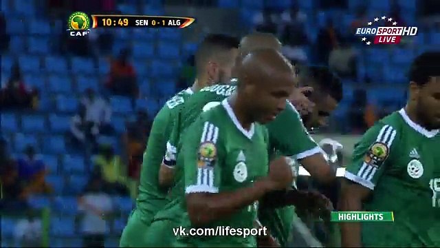 Senegal 0 - 2 Algeria (All Goals and Highlights) Afica Cup of Nations 2015