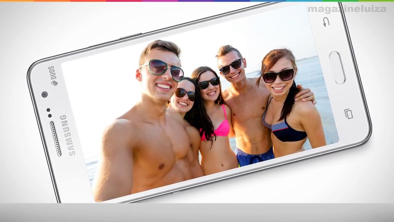 Smartphone Samsung Galaxy Gran Prime Duos TV Dual - Chip 3G Android 4.4 Câm. 8MP Tela 5 TV Digital