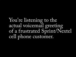 Sprint - Nextel - Third World Quality Cell Phone Service!