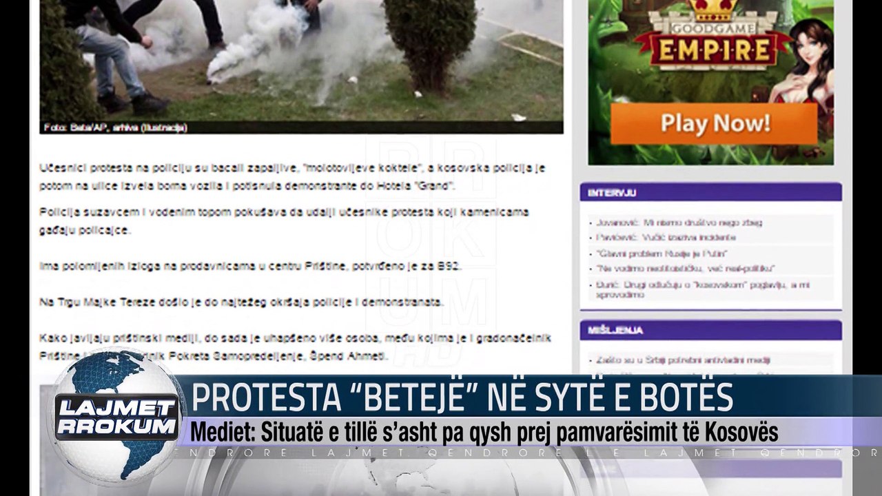 PROTESTA “BETEJË” NË SYTË E BOTËS