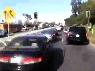 Bike Rider in LA Traffic | Funny Videos