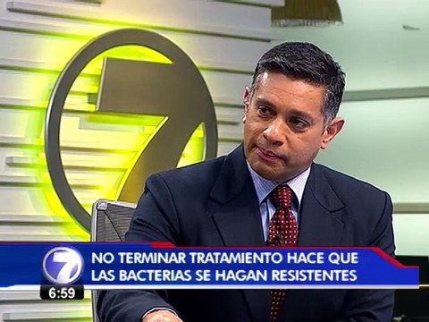Entrevista: Alertan sobre riesgos de interrumpir tratamientos con antibióticos