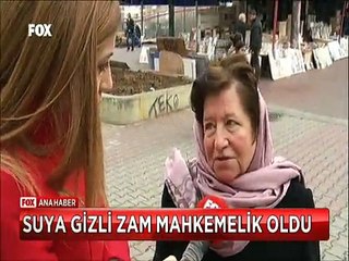 Suya yüzde 90'lık Gizli zam mahkemelik oldu