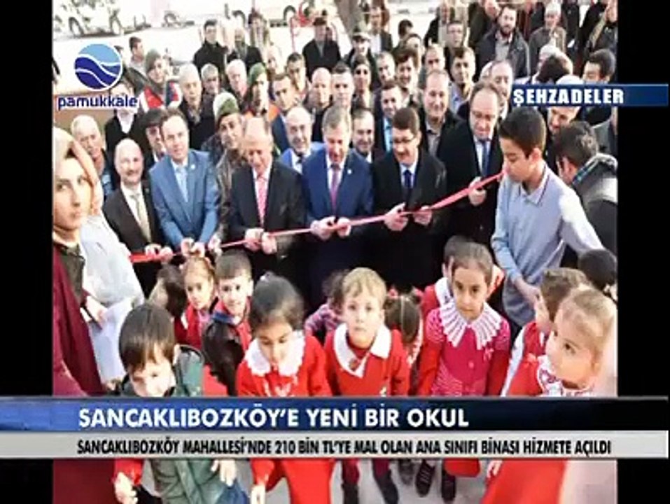 PAMUKKALE TV "SANCAKLI BOZKÖY'E YENİ BİR OKUL" (16 OCAK 2015)