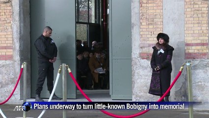 Memorial for deported Jews at Bobigny train station