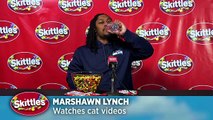 Marshawn Lynch Exclusive Skittles Press Conference