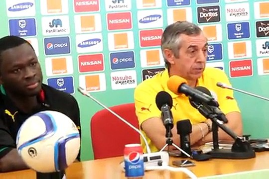 Conference de presse de Giresse apres le match