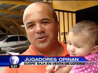 Desmotivación de compradores provoca reducción en venta de lotería