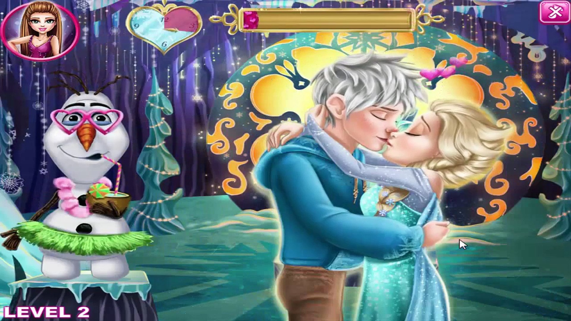 · ╠╣Đ·▻ Frozen Elsa Kissing Jack Frost Game_ Frozen Princess Games_ Game  Walkthrough - video Dailymotion