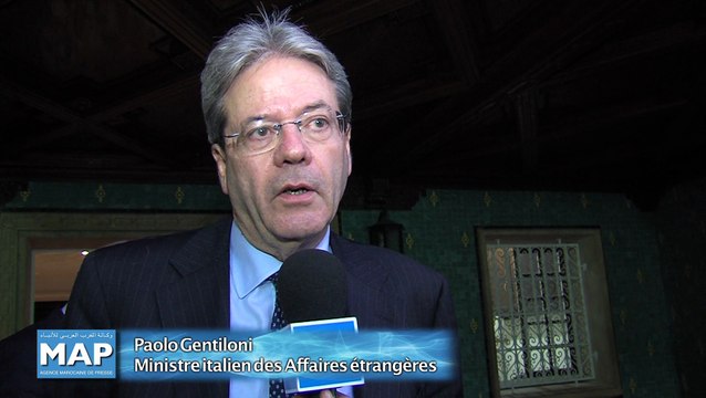 Le chef de la diplomatie italienne exprime le souhait de son pays d'aller de l'avant dans le coopération avec le Maroc
